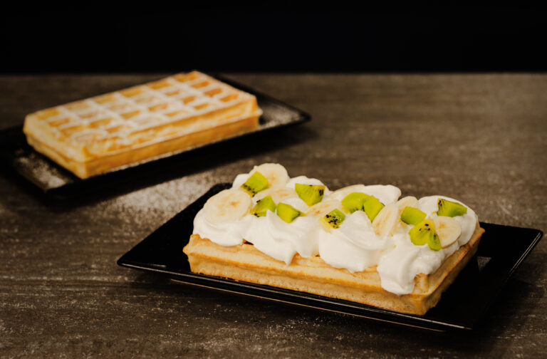 Gofry w bistro w sali zabaw w Krakowie